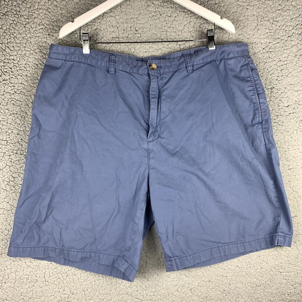 Vineyard Vines Mens Club Shorts 42 (Actual 40x9) Blue Flat Front‎ Bermuda Chino